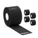 Disposable Paper Barber Neck Strips - 5 Rolls (500 Strips) Black Professional Neck Band for Salon Haircut Styling - Buy Online on GoSupps.com