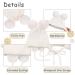Flower Baby Girls Pompom Beanie 2-4 Years White | Soft Knitted Toddler Hat for Fall/Winter - Buy Online on GoSupps.com