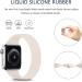 Starlight Silicone Solo Loop Strap for Apple Watch 38mm/40mm/41mm - Compatible with iWatch Series 8, 7, 6, 5, 4, 3, 2, 1, SE - Sport Band for Men and Women - Buy Online on GoSupps.com