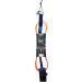 FCS All Around Surfboard Leash 6' Blood Orange/Navy - Durable and Stylish - Buy Online on GoSupps.com