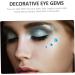 minkissy 3 Sets Eye Makeup Stickers Dainty Jewelry Nail Diamonds Rhinestones Face Rhinestones Party Eye Gems Face Gem For Women Self-adhesive Face Gems Exquisite Face Decals Miss 5X5X50.2CM Assorted Color A - Buy Online on GoSupps.com