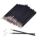50 Pack Eyeliner Brush Applicator Cosmetic Lip brush Eye Magic pencils Make-up Tool eyebrow eyelash brush (color: gold)