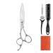 6 inch Left Hand Scissors Slide and Dry Shears Lefty Barber Accessories for Left Handed Hairdresser Professional Lefty Hairdressing Cutting Scissors Straight Clippers