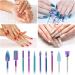 10 Pieces Nail Drill Bits Set Electric Nail Drill Kit Diamond Cuticle Drill Bits Acrylic Nail File Bits Nail Art Tools for Manicure Pedicure Home Salon Use - Buy Online on GoSupps.com