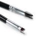 Vtrem Duo Eyebrow Brush 2 Pack - Professional Angled Eyebrow & Eyeliner Brushes with Spoolie | Perfect for Brow Powders Waxes & Gels - Buy Online on GoSupps.com
