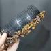 Polished Natural Mineral Crystal Gravel Headwear for Girl (Color : Tiger Eye)