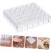 FRCOLOR Nail Stuff Organizer 1 Set Storage Box Sequin Trim Diamond Decor Manicure Organizer Container Clear Container Small Item Organizer Container Clear Bottle Plastic Diamond Box Nail - Buy Online on GoSupps.com