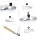 LABRIMP Nonstick Fry Pans 1pc Frying Pan Handle Saute Pan Kitchen Gadget with Cover Wood Cooking Utensils 16c Steak Skillet - Buy Online on GoSupps.com