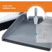 Casabella Wayclean Handheld Angled Dustpan and Brush Set - Medium Gray, 1-Pack - Buy Online on GoSupps.com