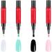  Zibeem Gel Nail Pens 4 Pack Gel Nail Pen Set Durable 12 Colors Quick Dry Nail Art Pen for Women and Girls - Buy Online on GoSupps.com