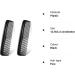 2-Piece Black Plastic Hair Combs Set - Fine and Standard Tooth Hair Cutting Comb for Women and Men - Hairdressing Styling Combs for Salon and Home Use - Buy Online on GoSupps.com