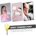 Angoily Powder Puff Lollipops After-bath Powders Puff Triangle Makeup Puff Fluffy Puff Powder Makeup Tools Beauty Puff Make Puff Round Baby Super Soft Long Hair Cleaner - Buy Online on GoSupps.com
