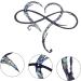 DEARMAMY 1pc Pendant Ornament Home Decor Home Heart Hanging Decor Wall Art Heart Wrought Iron Wall Decoration 30x26cm Silver - Buy Online on GoSupps.com