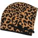 Leopard Microfiber Hair Towel Wrap - Super Absorbent Quick Dry Coral Velvet Cap for Long Curly & Thick Hair | Perfect for Women - Buy Online on GoSupps.com