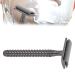 Double Edge Safety Razor for Men - Comfortable Manual Shaver with Anti-Slip Handle (Black) - International Shipping Available - Buy Online on GoSupps.com