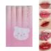 Katyjun 5pcs Lip Gloss for Girls Long Lasting Lip Oil Korean Style