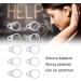 Hearing Aid Clip Silicone Loop 10pcs - BTE Hearing Aid Lanyard Replacement Accessories for Elderly - Buy Online on GoSupps.com