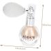 SEWACC 1pc spray glitter makeup highlighter face glitter powder Gloss Powder Sprayer hair powder bottle Ivory 7x5.5cm - Buy Online on GoSupps.com