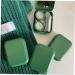 Healeved Small Contact Lens Container with Mirror - Frosted Organizer & Travel Case for Contacts - Decorative Plastic Holder - Buy Online on GoSupps.com