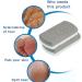 Buy Cuhza Double-Sided Pumice Stones - Effective Foot Care for Hard Skin | 2 Pack Pedicure Stones for Smoothing & Peeling - White Gray - Buy Online on GoSupps.com