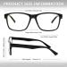 5 Pack Blue Light Blocking Reading Glasses - Spring Hinge Eyeglasses for Men & Women - Stylish 0.75x Readers & Sunglasses - International Shipping Available - Buy Online on GoSupps.com