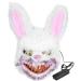 Sunisfa Halloween Cosplay Masks Light Up Rabbit Scary Masks Costume for Festivals Parties Props - Buy Online on GoSupps.com
