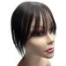 Bangs Clip in Bangs Transparent Swiss Lace Human Hair Bangs Clip In Fringe Hairpieces Extension For Women Breathable Remy Hair Bangs for Women Curved Bangs for Daily Wear (Color : 9x11 Natural blac 9x11 Natural black - Buy Online on GoSupps.com
