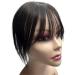 Bangs Hair Clip Transparent Swiss Lace Human Hair Bangs Clip In Fringe Hairpieces Extension For Women Breathable Remy Hair Bangs Topper Human Real Hair Flat Bangs Bangs Clip in Hair (Color : 9x11 Nat 9x11 Natural black - Buy Online on GoSupps.com