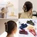 Large Hair Claw Clips for Women Dinghao Big Hair Clip for Girls Thick Hair Non-slip Strong Hold 3 PCS Metal & 3 PCS Plastic Gold - Buy Online on GoSupps.com