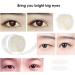 QISUO 500 Pairs Adhesive Invisible Double Fold Eyelid Tape Stickers Stripe Paste Clear Beige - Buy Online on GoSupps.com