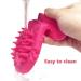 PETCYY Cat Brush Shedding Grooming | Soft Massage Tongue Brush for Cats | Mimics Mama Cat Licking | Comforting Pet Gift (Rose Red) - Buy Online on GoSupps.com