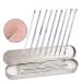 9 Stainless Steel Fittings Acne Blackheads Beads Acne Remover Needle Beauty Care Tool Face Anti-infective