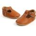 Baby Girls Mary Jane First Walking Shoes | Anti-Slip PU Leather Princess Shoes for Infants 0-6 Months (Dark Brown) - Buy Online on GoSupps.com