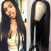 Yooyg 22 Inch Straight Human Hair Wig - Lace Front Brazilian Wig for Women | Premium Quality - Buy Online on GoSupps.com