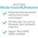 Silver Fern Whole Food Daily Multi Vitamin with Trace Minerals - 60 Vegicaps - Non-GMO Vegan Men's & Women's Multivitamin - Buy Online on GoSupps.com
