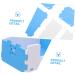 HAPINARY 1pc Hamster Toilet Trash Can Chinchilla Toilet Hamster Litter Toilet Small Pet Supply PVC 15x10cm Blue - Buy Online on GoSupps.com