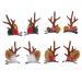 4 Pairs Antler Hair Clips Reindeer Hair Clips Christmas Reindeer Antlers Hair Clips Cute Reindeer Hair Barrettes for Women and Girls