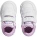 adidas Kids Hoops Mid 2.0 Fitness Shoes - Child 3 UK - White/Lilac/Violet - Buy Online on GoSupps.com