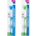 Orabrush Tongue Cleaner 2 Pcs Set - Reduce Bad Breath and Maintain Mouth Health - Blue/Green Colors - Buy Online on GoSupps.com