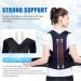 XS-5XL Plus Size Posture Corrector Back Brace | Upper & Lower Back Support for Women Men & Teens | Scoliosis & Hunchback Correction | Adjustable Shoulder Straightener in Black - Buy Online on GoSupps.com