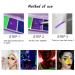 8 Colors Neon Face Paint Liner - Water Activated UV Eyeliner Palette for Halloween & Christmas - Longlasting Fluorescent Makeup with Brush - Buy Online on GoSupps.com
