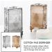 2 Series Cosmetic Cotton Storage Box - Stylish Makeup Pad & Swab Holder for Bathroom - Perfect Organizer for Cotton Rounds - Buy Online on GoSupps.com