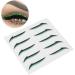 Verdant Touch Reusable Colorful Eyeliner Stickers Eye Makeup Tool for Weddings Dance Parties Waterproof Green - Buy Online on GoSupps.com