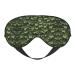 Floral Swirls Ivy Print Ultra-Soft Light-Blocking Eye Mask for Optimal Comfort and Restful Sleep