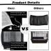 IAIGOGO 3 Piece Bird Cage Seed Catcher | Adjustable Nylon Mesh Parrot Skirt | Feather Guard for Square & Round Cages (2 Black + 1 White) - Buy Online on GoSupps.com
