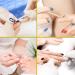 SHIYUAN 200 Hundred Orange Wooden Sticks Smooth Sticks Without Barbs A Nail Cuticle Stick With Different Functions At Both Ends Cuticle Pusher for Manicure Pedicure - Buy Online on GoSupps.com