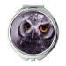 Mirror Travel Mirror owl feathers Owl Wallpapers HD pocket mirror portable mirror