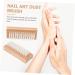 minkissy 1pc Nail Dust Brush Bristle Scrubber Tools Toenail Manicure Pedicure Supplies Nail Art Scrub Wooden Nail Brush Wood Bristle Nail Pedicure Brush Remove Brush Scraper Square - Buy Online on GoSupps.com
