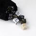 48 Pcs Glitter Sparkle MTG Loyalty Dice Set - Black & White | Magic The Gathering Token Dice for CCG Card Gaming - Buy Online on GoSupps.com