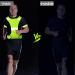 Ninefo Reflector Safety Vest for Jogging & Biking | Adjustable Light-Up Warning Vest with 2 Reflecting Tapes - Buy Online on GoSupps.com